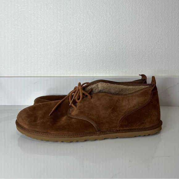 UGG Mens Maksim Suede Chukka Shoes Suede Leather Brown Casual Comfort Size 18 main image 12